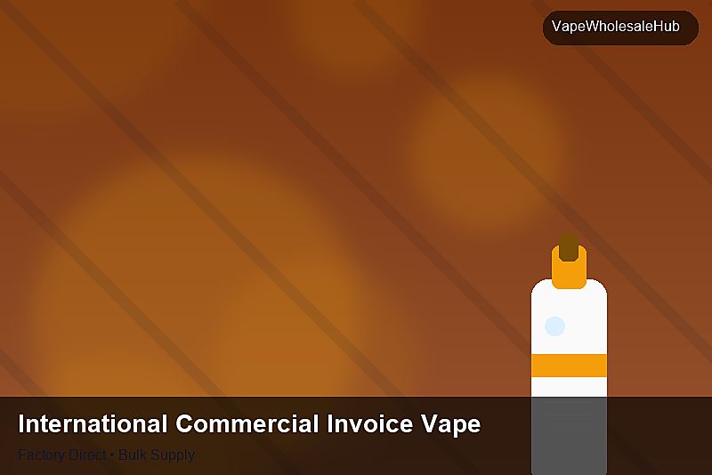 International Commercial Invoice Vape Export — International Commercial Invoice Vape Export: Lead Time & MOQ | 2026 Edition photo 1