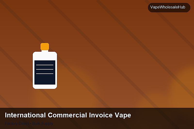 International Commercial Invoice Vape Export — International Commercial Invoice Vape Export: Sample Policy | 2026 Edition photo 1